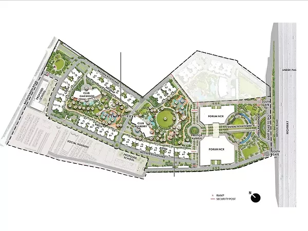 Prestige Sector 92 Gurgaon Master Plan Layout
