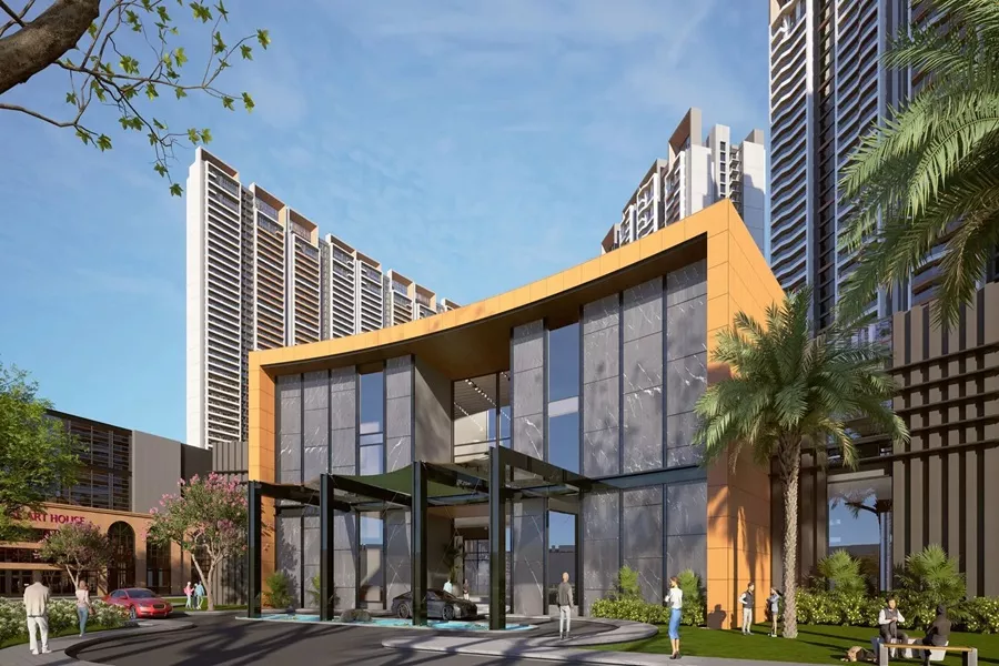 Prestige Sector 92 Gurgaon aerial view of luxury residential township